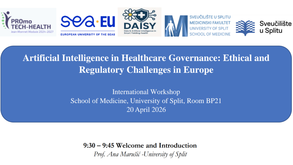 Radionica o AI: Artificial Intelligence in Healthcare Governance